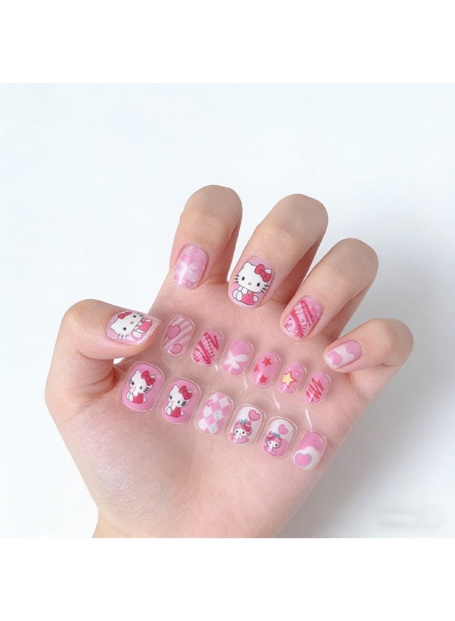 Sanrio 6 Packs Kawaii Cute Cartoon Kitty Nail Charms, 3D Flatback Resin Rhinestones for DIY Nail Art Slime Decorations, Perfect for Women Girls - Image 5